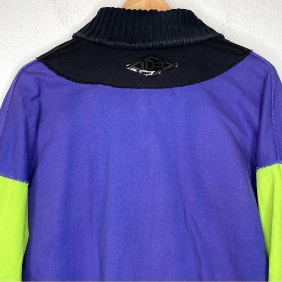 VTG 80’s 90’s color block reversible bomber jacket medium - Picture 9 of 16